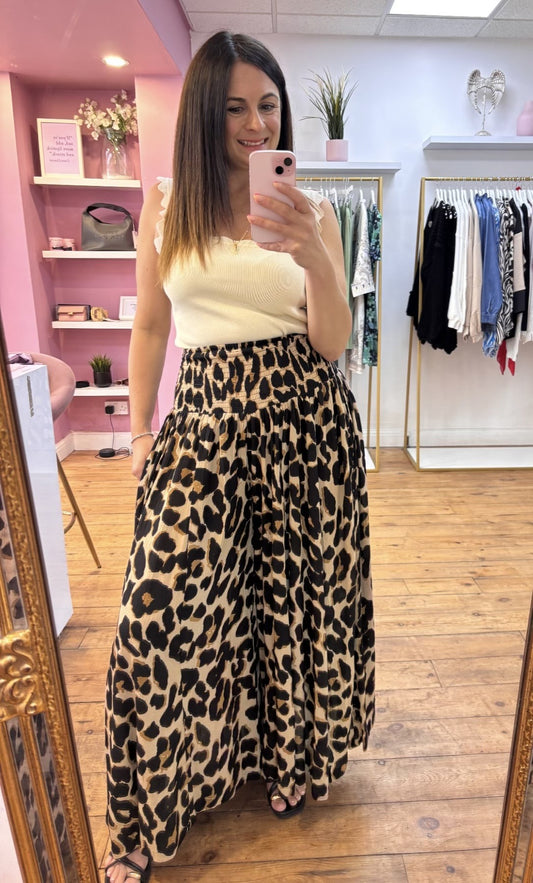 KHLOE PALAZZO TROUSERS