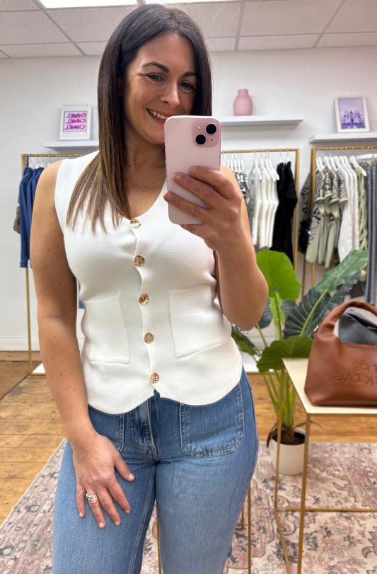 FINE KNIT WAISTCOAT
