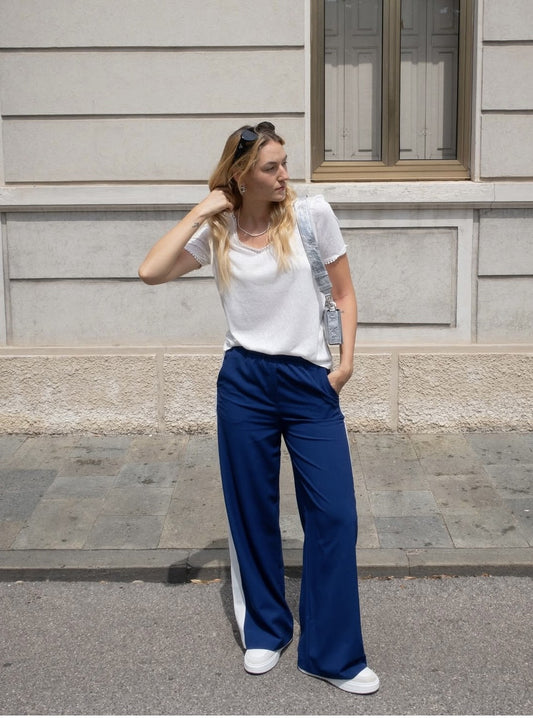 B.YOUNG STRIPE LEG JOGGER