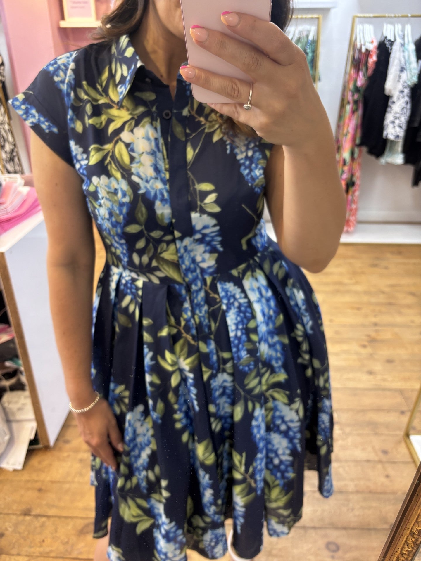 STELLA FLORAL SHIRT DRESS