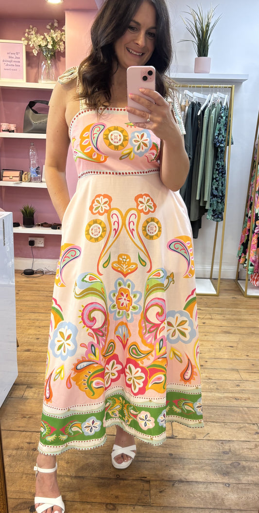 HAVANA PINK PRINT DRESS