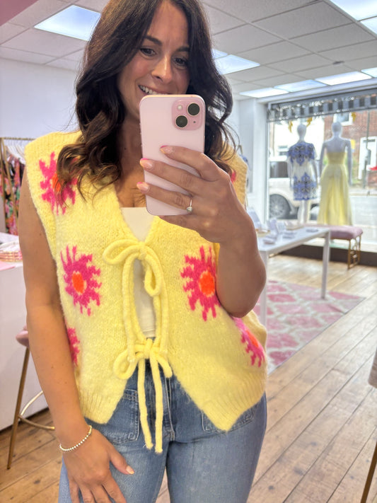 SUNSHIINE GILET - SUNNY YELLOW